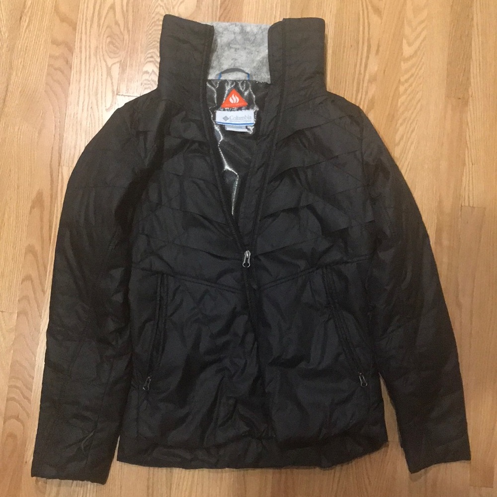 Black Columbia Zip Up Jacket